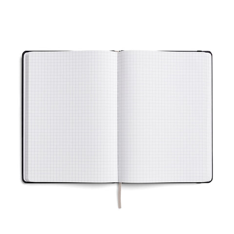 Hard Cover A5 Notebook Stone Grid