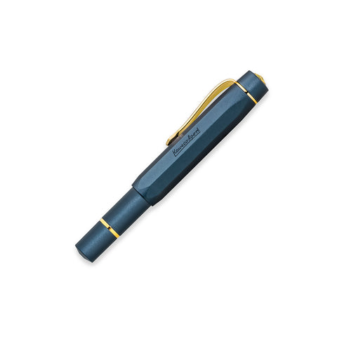 AL Sport Navy Piston Filler Fountain Pen Starter Set