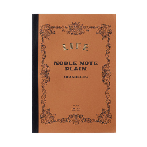 Noble Note A4 Notebook Plain