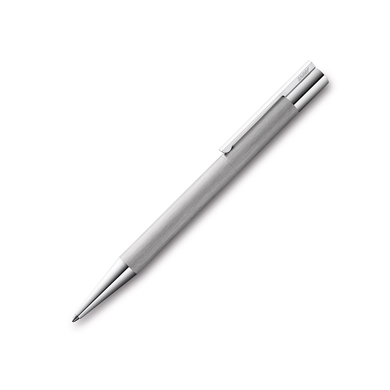 Lamy Kugelschreiber Scala – Edelstahl Brushed, Inkl. Laser-Gravur, Mit Großraummine