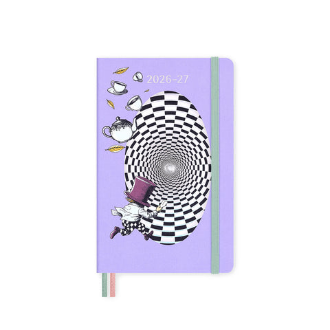 2026-27 Alice in Wonderland 18 Month Weekly Notebook Hard Cover Diary Large
