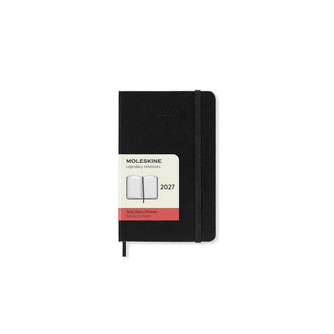 2027 Daily Diary Hard Cover Pocket