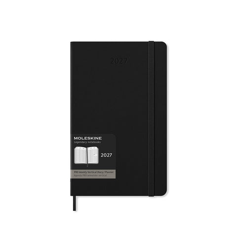 2027 Pro Weekly Diary Vertical Hard Cover Large
