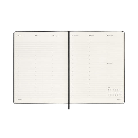 2027 Pro Weekly Diary Vertical Hard Cover Diary Extra Large