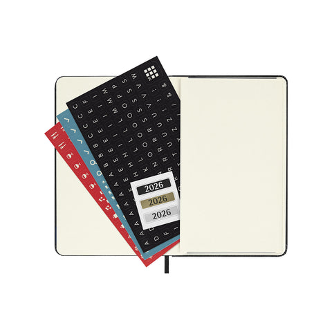 2026 Weekly Horizontal Hard Cover Diary Pocket
