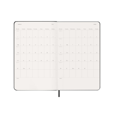 2027 Weekly Vertical Diary Hard Cover Large