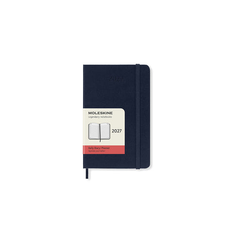 2027 Daily Diary Hard Cover Pocket