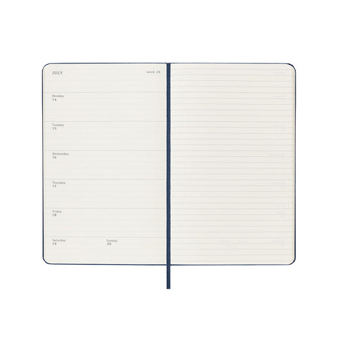 2025 Hard Cover Weekly Notebook Diary Large