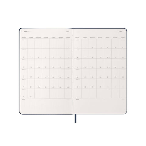 2026 Weekly Notebook Diary Hard Cover Large