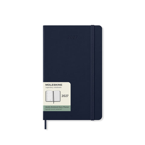 2027 Weekly Notebook Diary Hard Cover Large