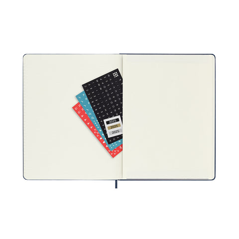 2025 Hard Cover Weekly Notebook Diary Extra Large