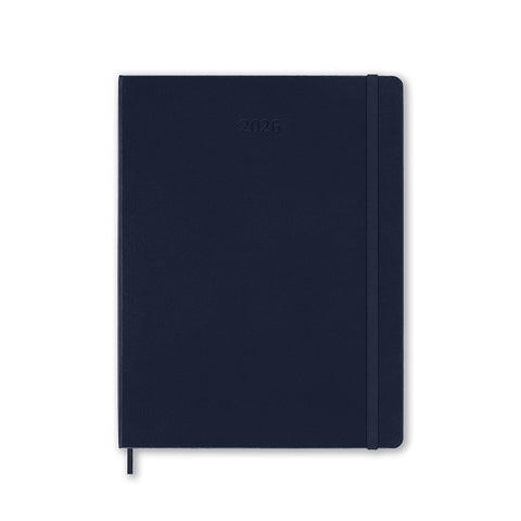 2026 Weekly Notebook Diary Hard Cover Extra Large