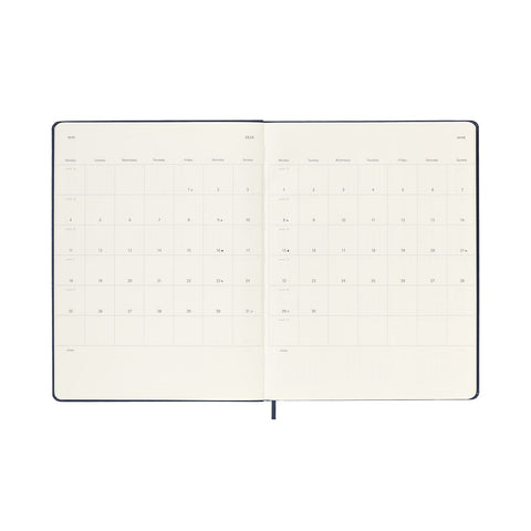 2026 Weekly Notebook Diary Hard Cover Extra Large