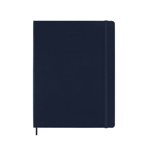 2027 Weekly Notebook Hard Cover Diary Extra Large
