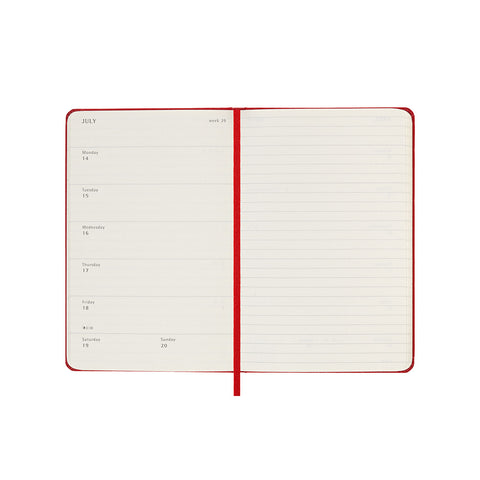 2025 Hard Cover Weekly Notebook Diary Pocket