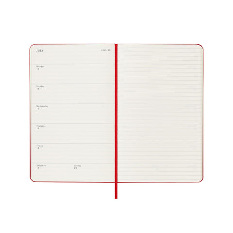 2025 Hard Cover Weekly Notebook Diary Large