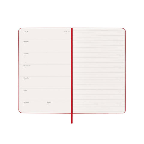 2026 Weekly Notebook Diary Hard Cover Large