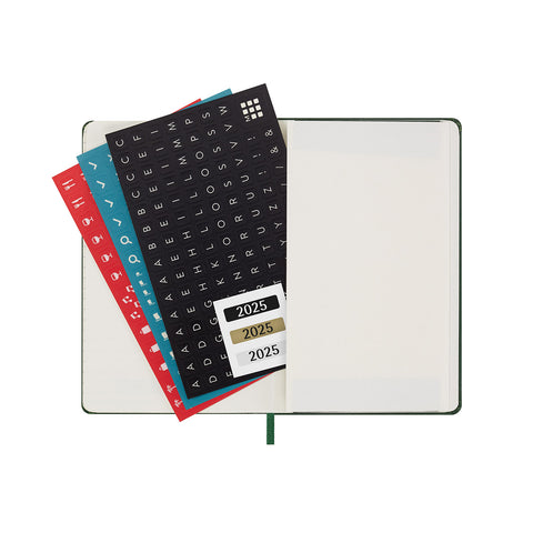 2025 Hard Cover Weekly Notebook Diary Pocket