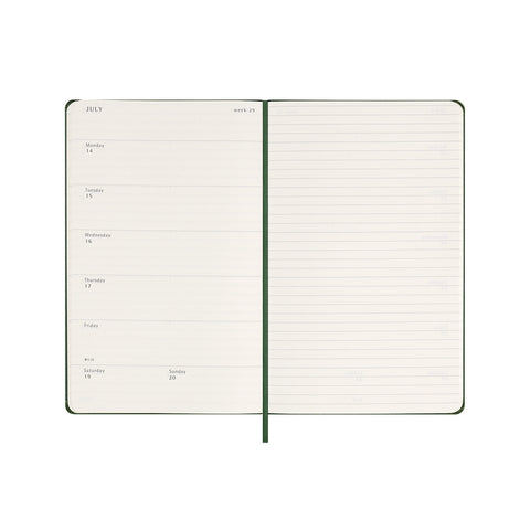 2025 Hard Cover Weekly Notebook Diary Large