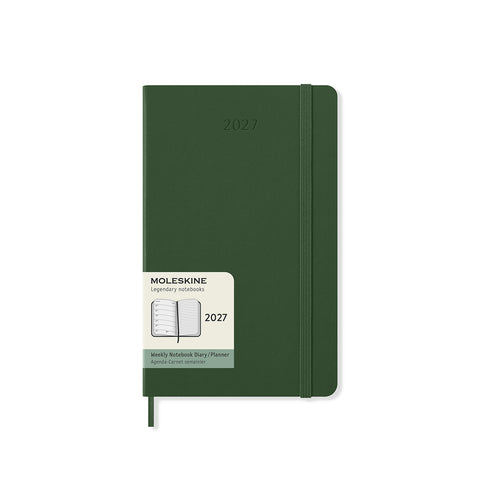 2027 Weekly Notebook Diary Hard Cover Large