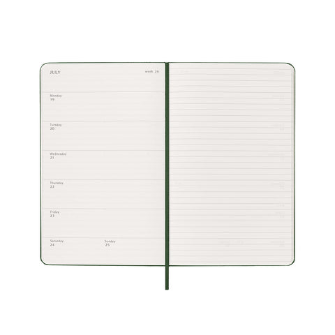 2027 Weekly Notebook Diary Hard Cover Large