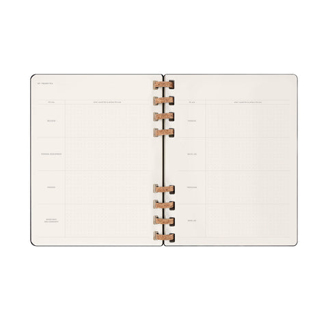 2025 Spiral Weekly Planner Extra Large