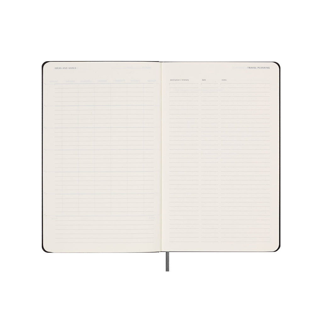 Moleskine Undated Weekly Notebook Planner Large Milligram