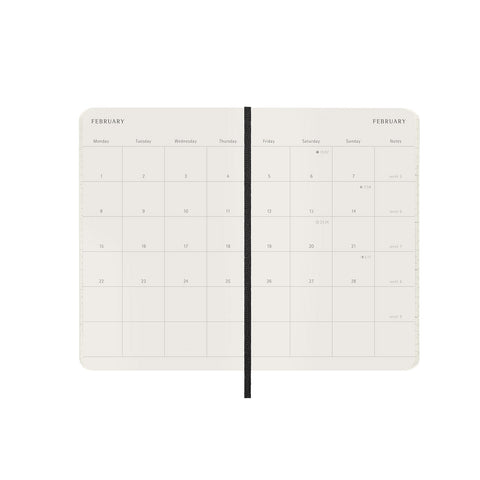 2027 Monthly Diary Soft Cover Pocket