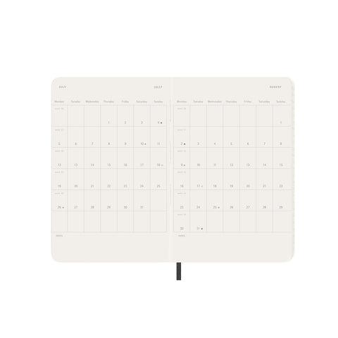 2027 Monthly Diary Soft Cover Pocket