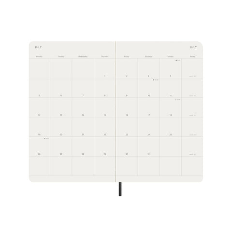 2027 Monthly Diary Soft Cover Large