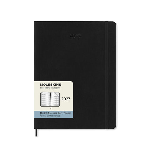 2027 Monthly Diary Soft Cover Extra Large