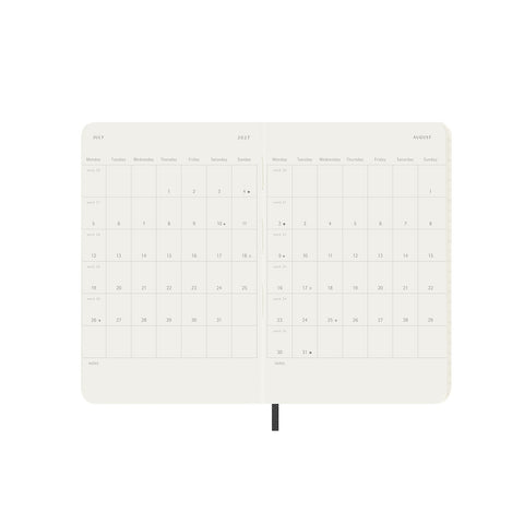 2027 Weekly Diary Horizontal Soft Cover Pocket