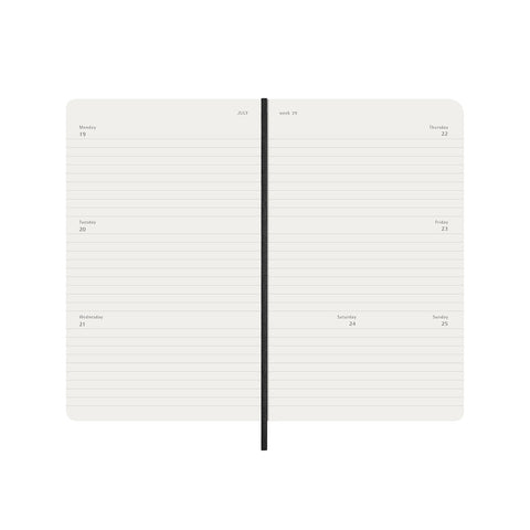 2027 Weekly Diary Horizontal Soft Cover Large