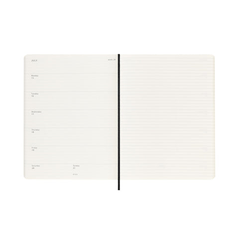 2025 Soft Cover Weekly Notebook Diary Extra Large