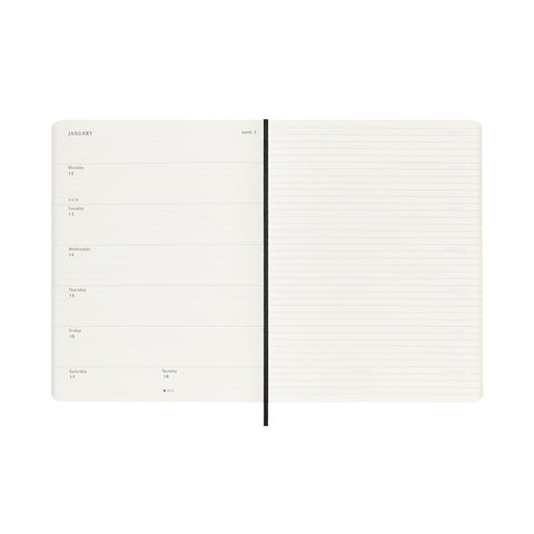 2026 Weekly Notebook Soft Cover Diary Extra Large