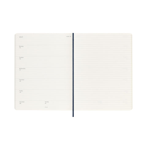 2025 Soft Cover Weekly Notebook Diary Extra Large