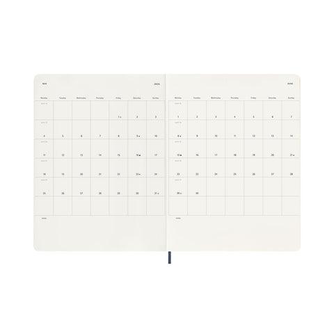 2026 Weekly Notebook Soft Cover Diary Extra Large