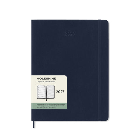2027 Weekly Diary Soft Cover Extra Large