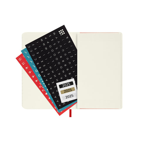 2025 Soft Cover Weekly Notebook Diary Pocket