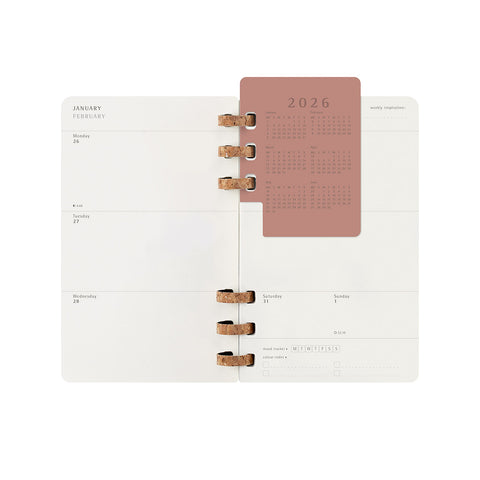 2026 Spiral Weekly Planner Large