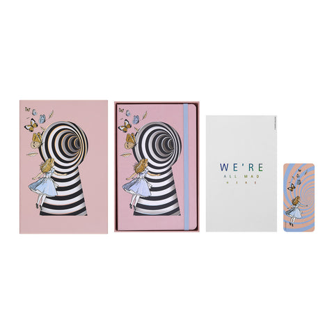 Alice in Wonderland Limited Edition Hard Cover Boxed Notebook Large