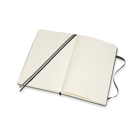 Classic Large Hard Cover Expanded Notebook Plain Sapphire Blue