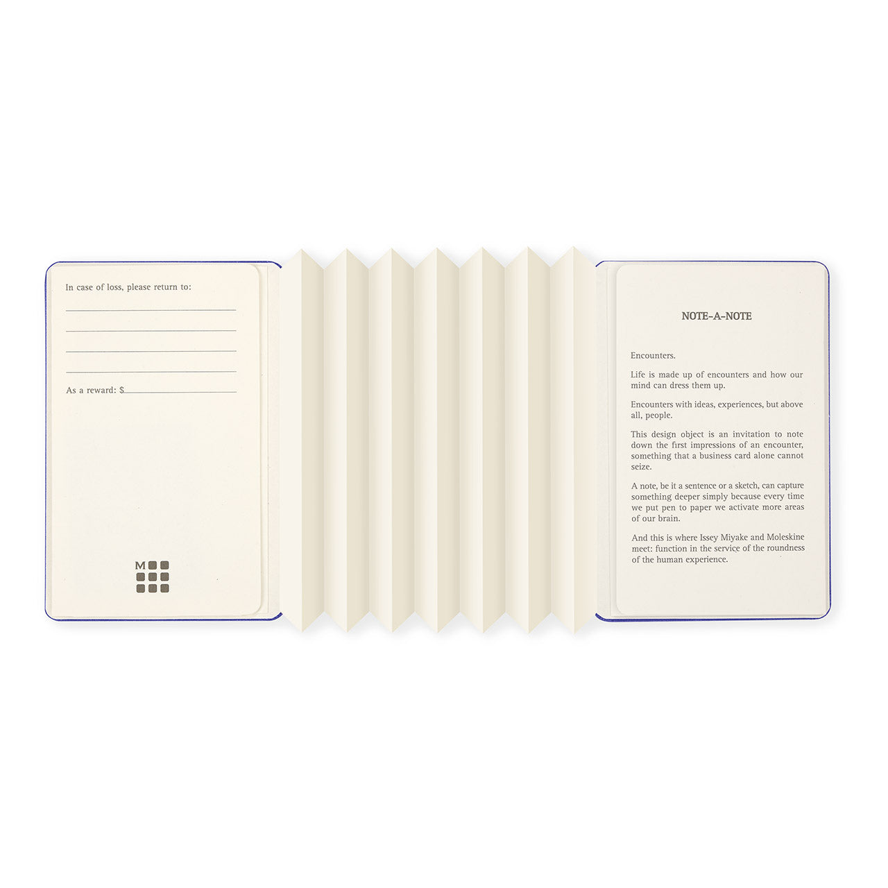 Moleskine x Issey Miyake Limited Edition Japanese Album Card
