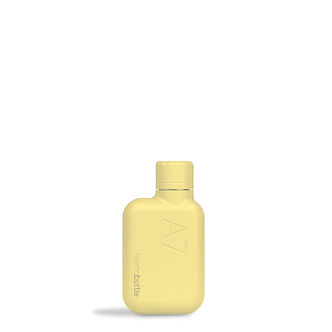 A7 Butter Yellow Stainless Steel Drink Bottle