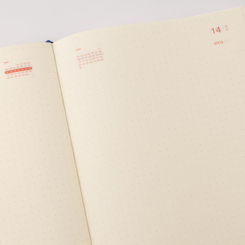 2025 Daily Diary Dot Grid A5