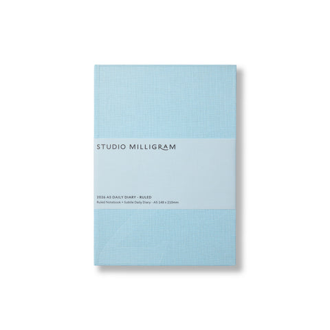 2026 Daily Diary Ruled A5