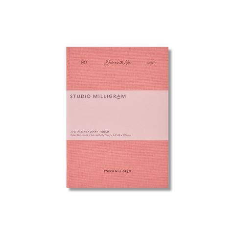 2027 Daily Diary Ruled A5