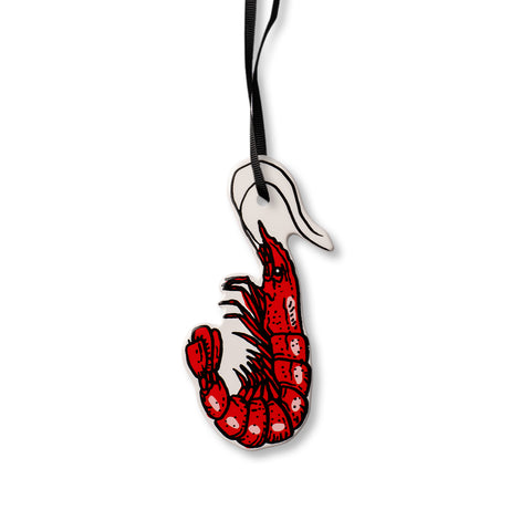 Prawn Flat Ceramic Decoration