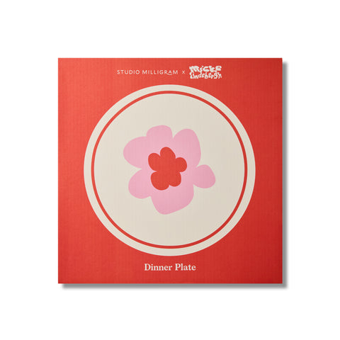 Flower Pink Ceramic Plate