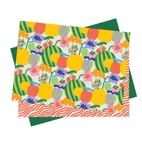 Fruit Salad Wrapping Sheets